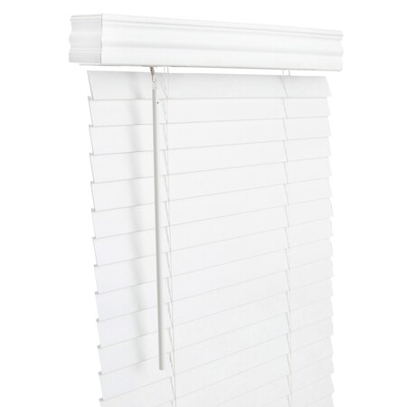 Living Accents FAUXWD 2" WHT BLND 29X60 FAX2960WH
